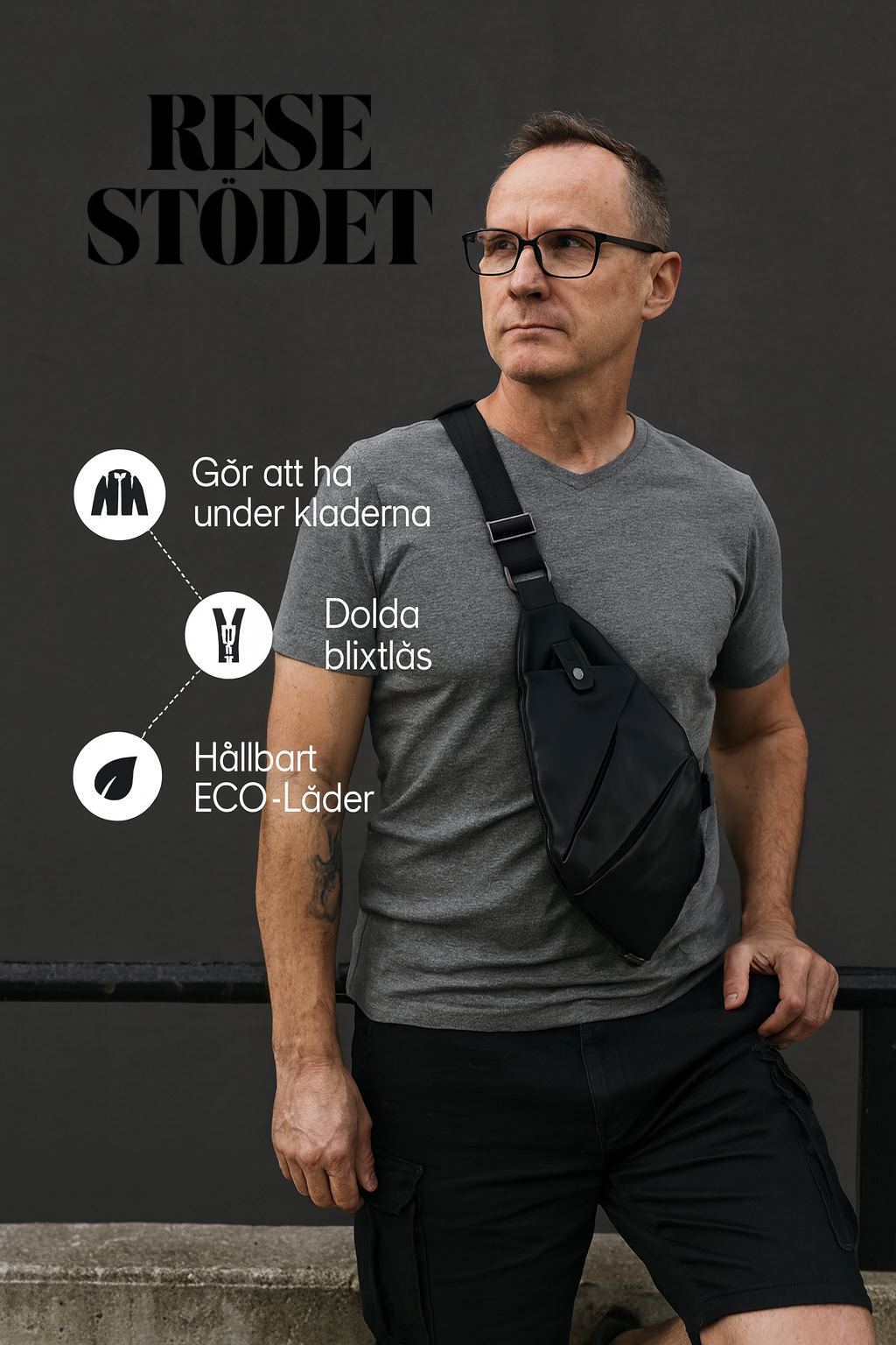 ReseStödet™ Stöldsäker Resväska